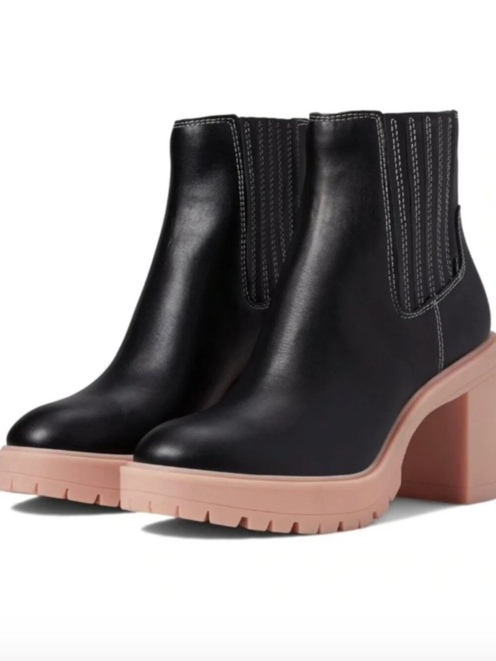 Dolce Vita CASTER Chelsea Boots Pink Black 8